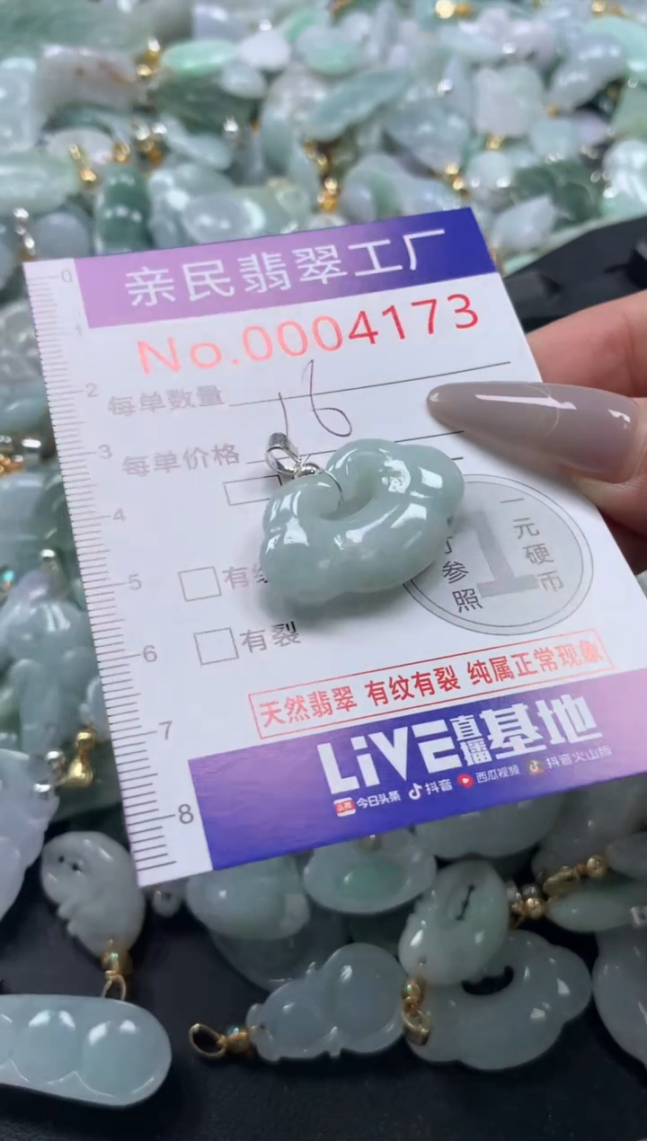 颈饰未镶嵌翡翠4173