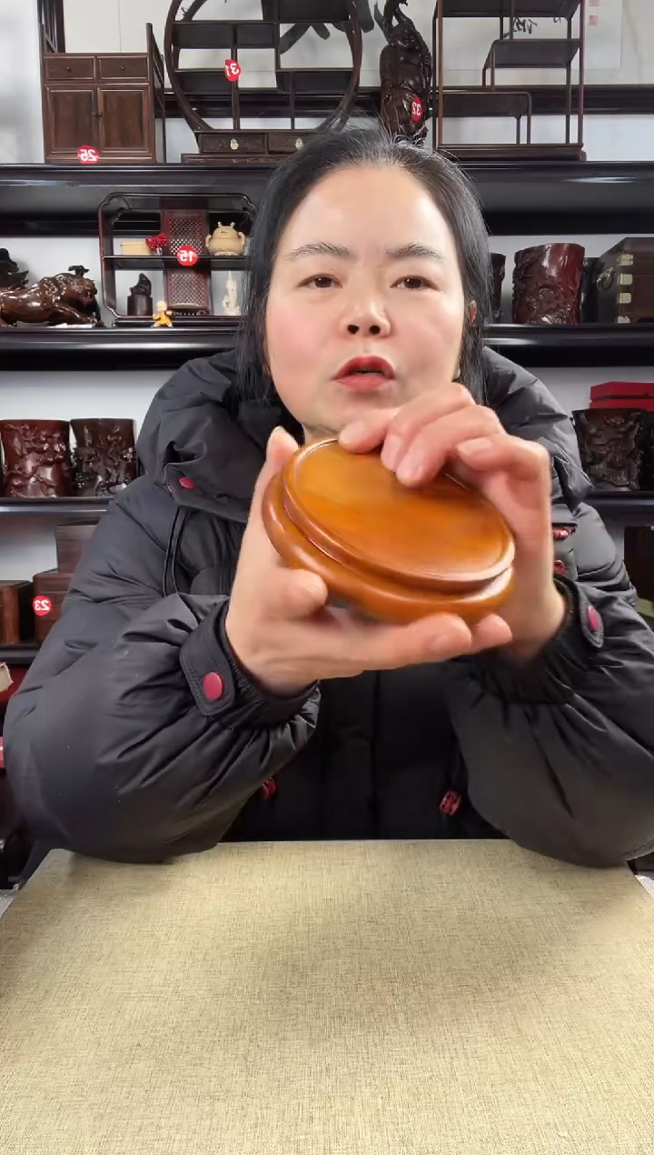 木黄圆老李红木工艺品