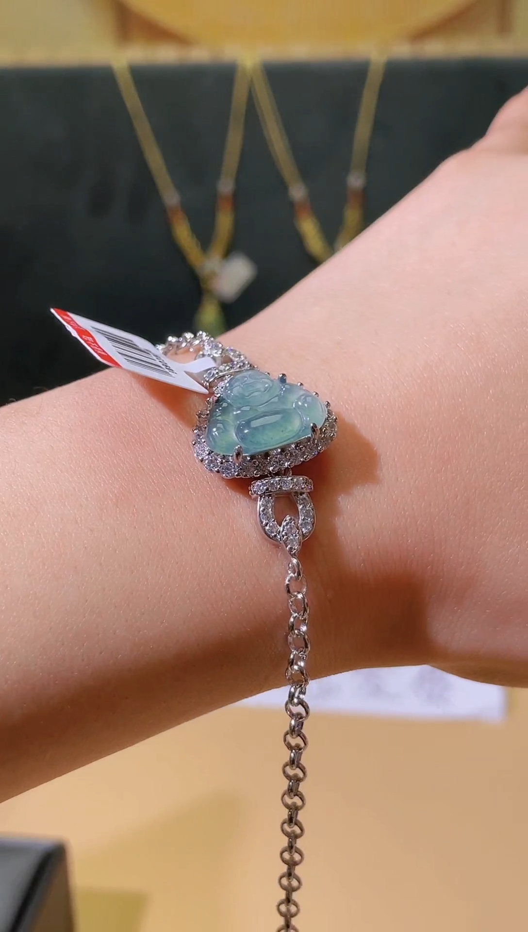 【闪购商品】翡翠手链未镶嵌天然A货翡翠