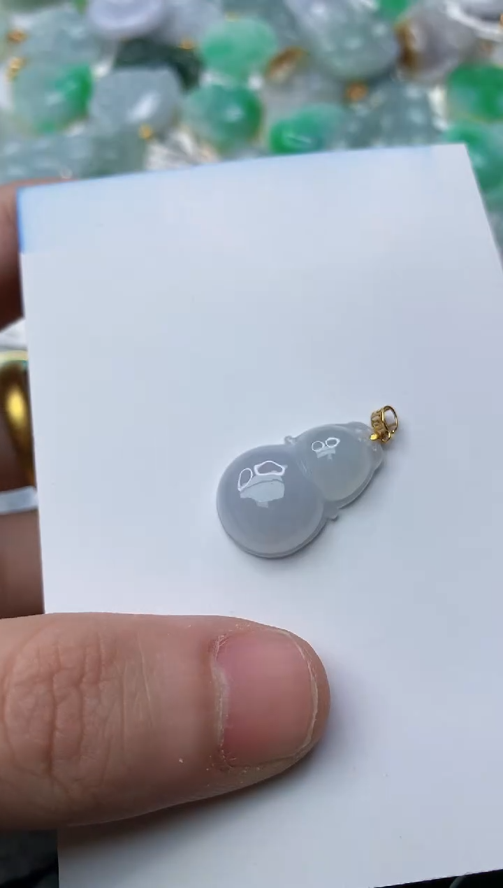 【闪购商品】翡翠颈饰18K金镶嵌55..........