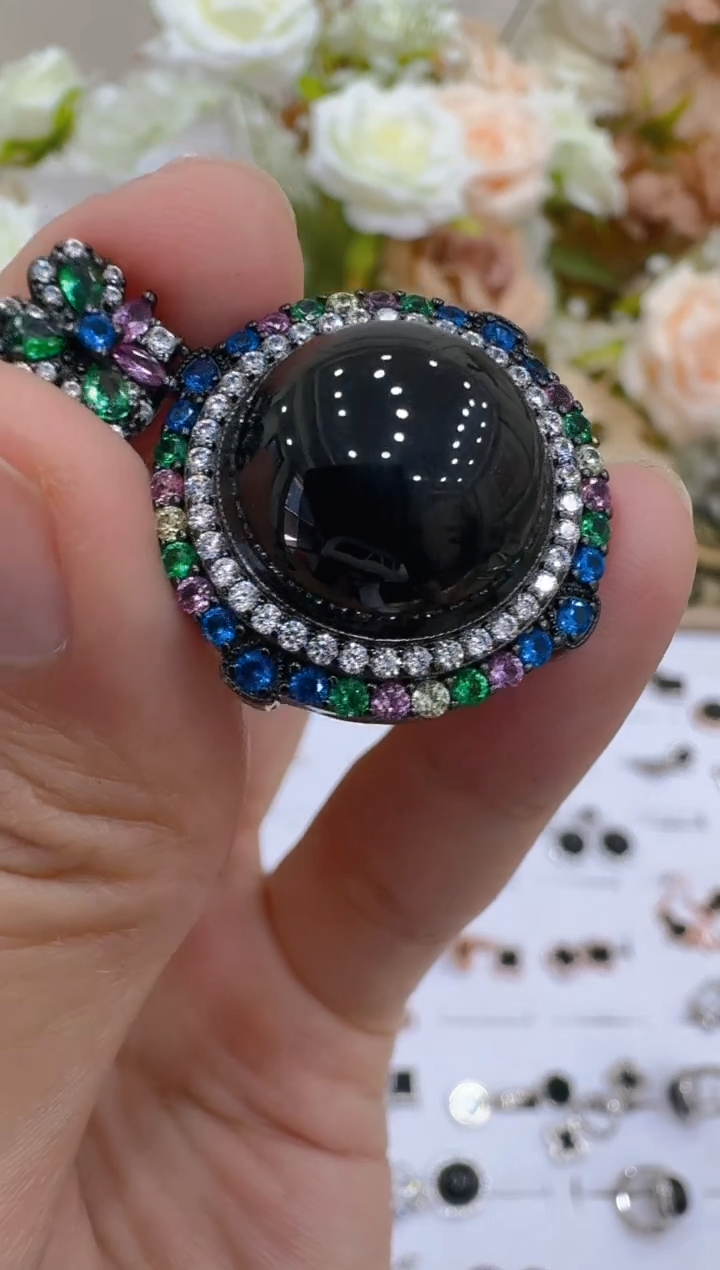 吊坠(不含链)银S925镶嵌翡翠多样性团购发一件