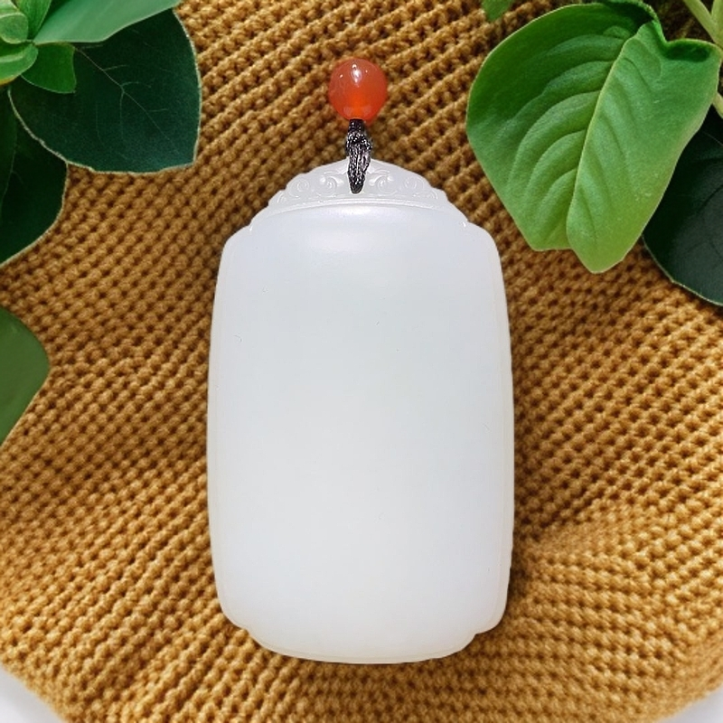 和田玉吊坠(不含链)未镶嵌