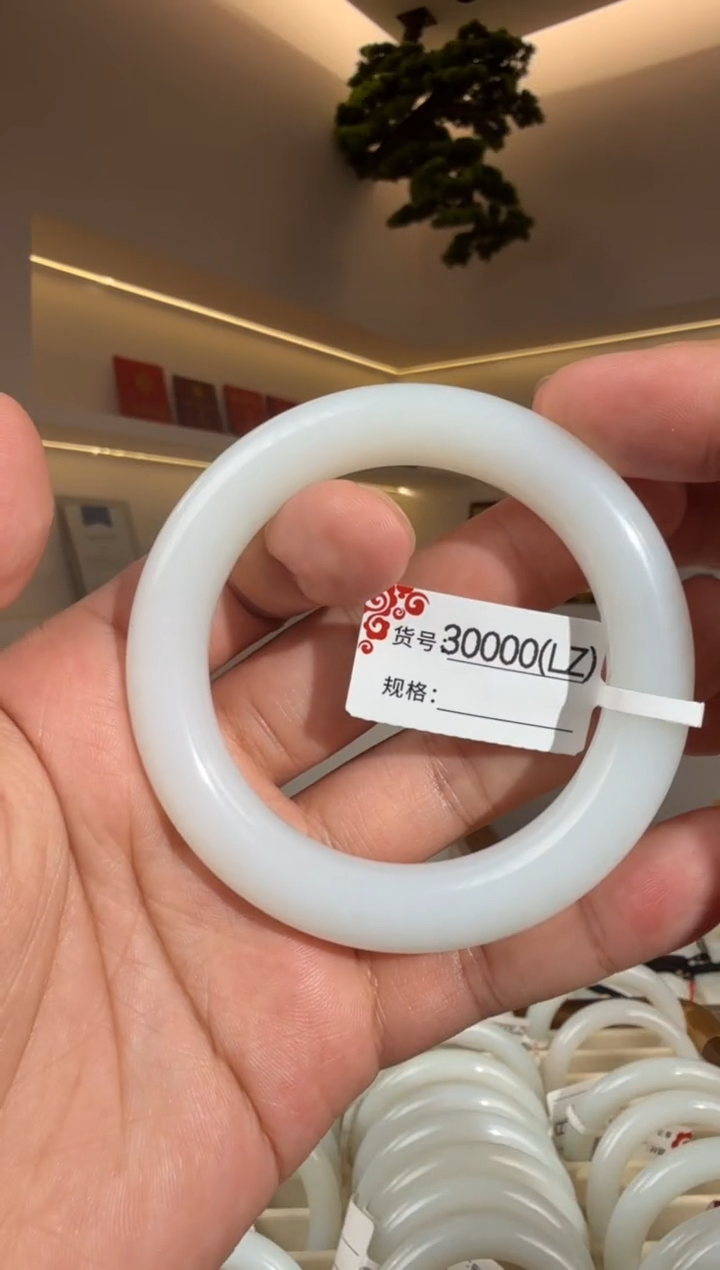 未镶嵌手镯和田玉LZ56