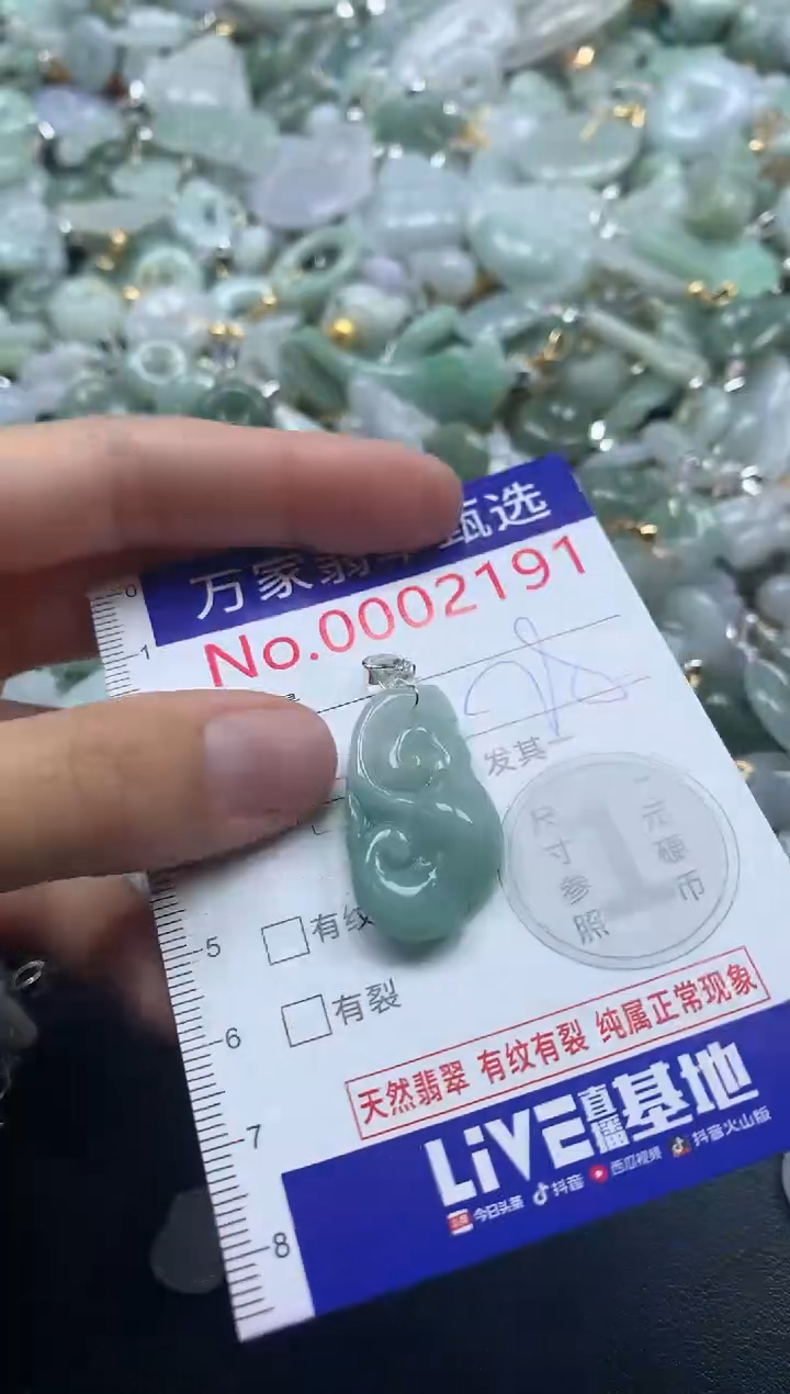 吊坠(不含链)未镶嵌翡翠2191