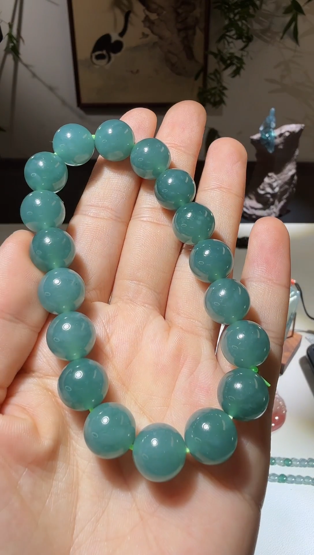 未镶嵌手串翡翠手串-多样性发其一