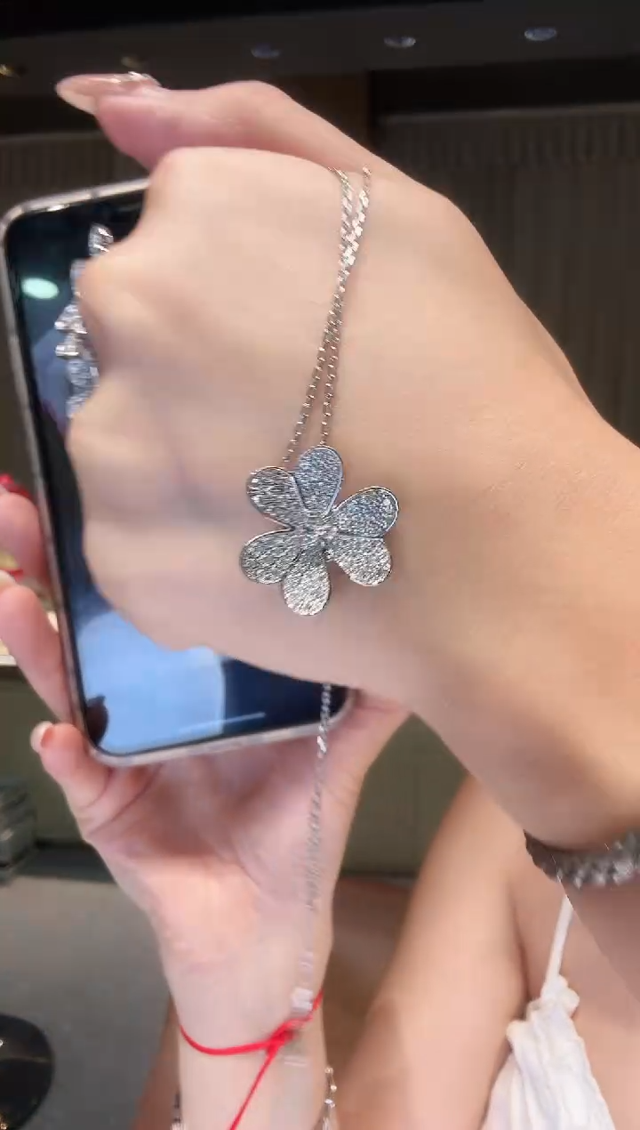 铂Pt950镶嵌项链钻石AY0254-PT-45