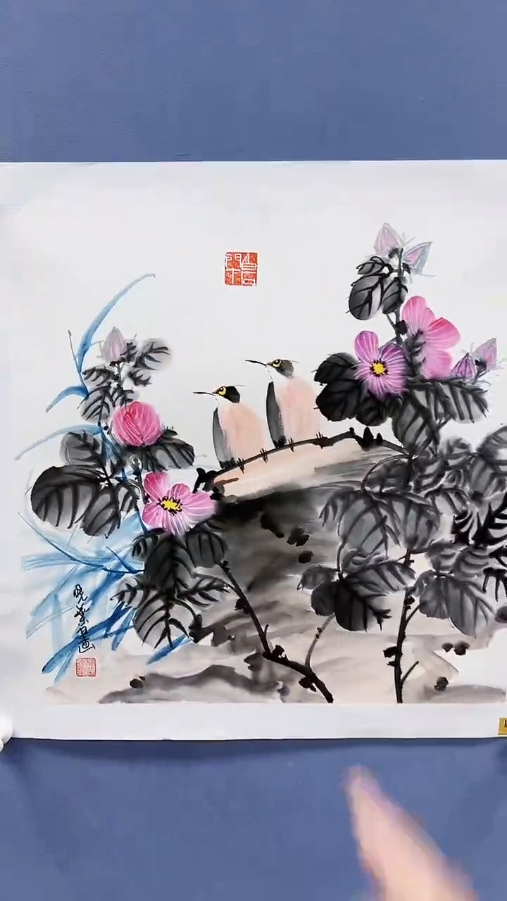 【闪购商品】绘画柳晓叶绘画2.2平尺花鸟