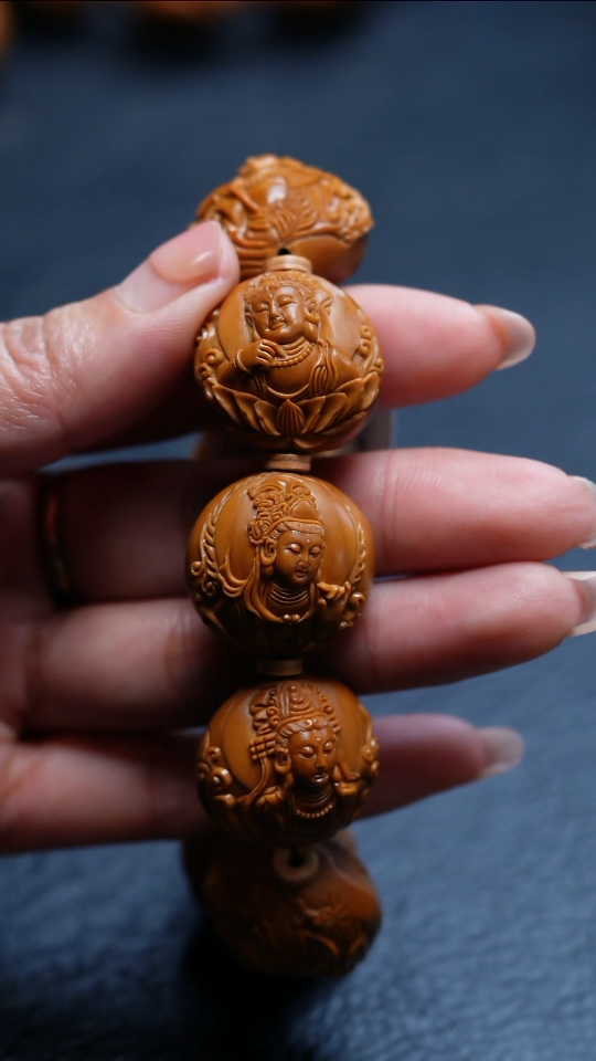 【闪购商品】橄榄核吊坠苏工橄榄核