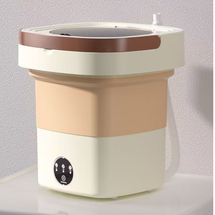 多功能便携衣物护理机自动洗袜子内衣裤小型折叠洗衣机随机颜色