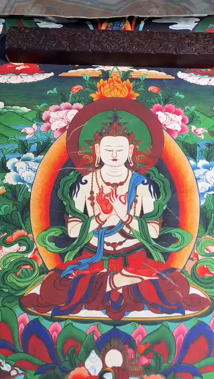 卷轴画卷轴画天天的唐卡tk16