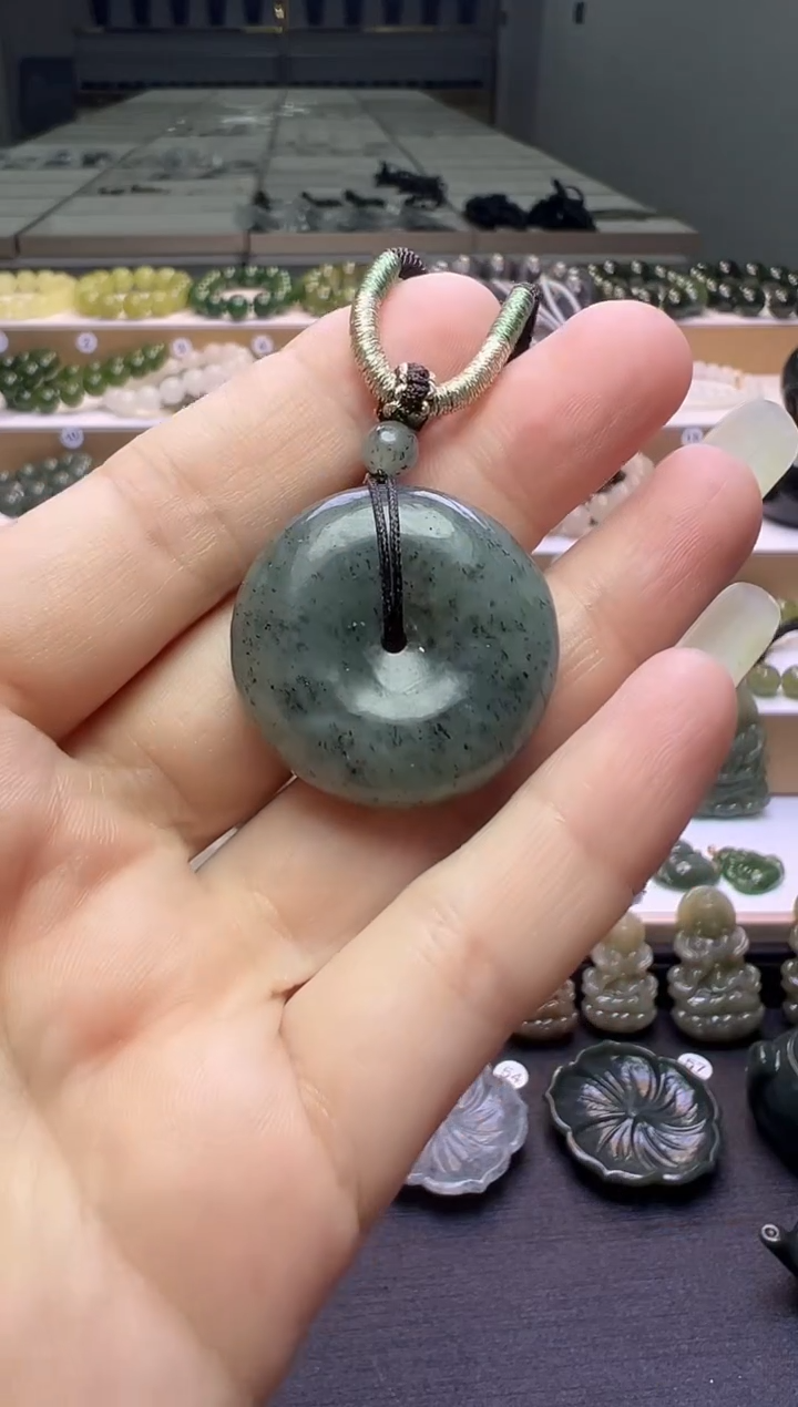 颈饰未镶嵌和田玉86号链接约卡30*11