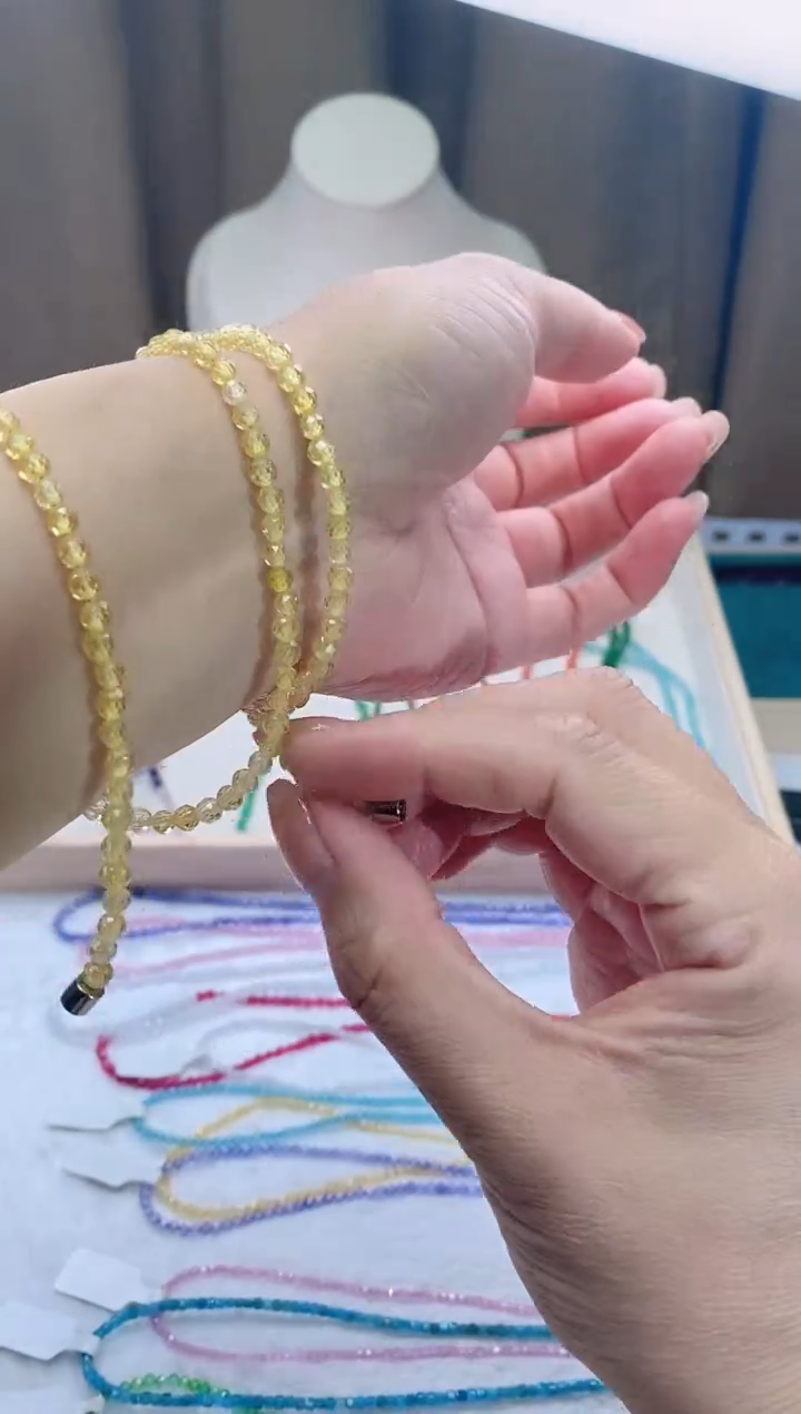 【闪购商品】钻石颈饰银S925镶嵌诗颜珠宝甄选SYZB115