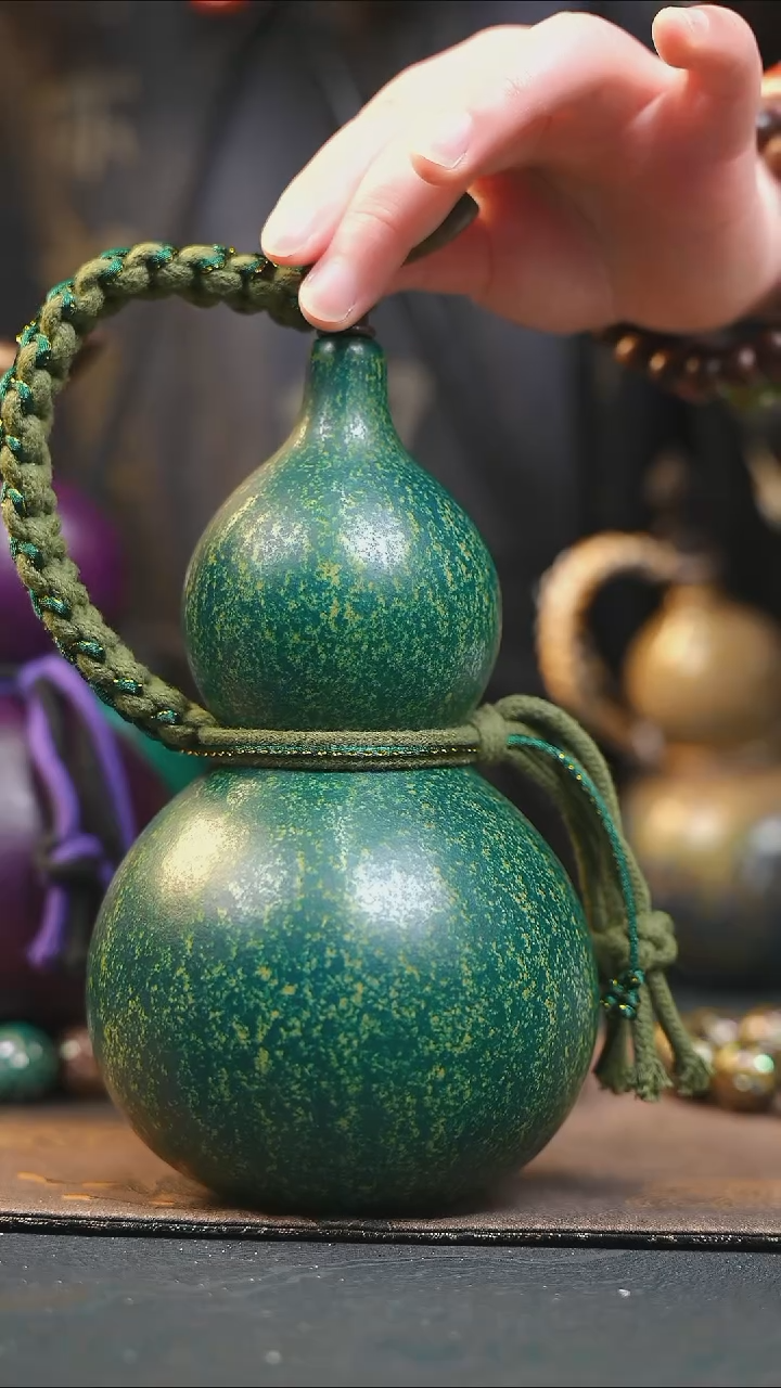 【闪购商品】YF110大漆酒葫芦不包手串及旋转底座