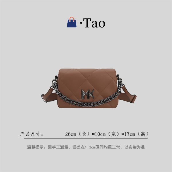 【TT Studio】FES-6160-棕色 RAIN.CUN简约轻奢女包