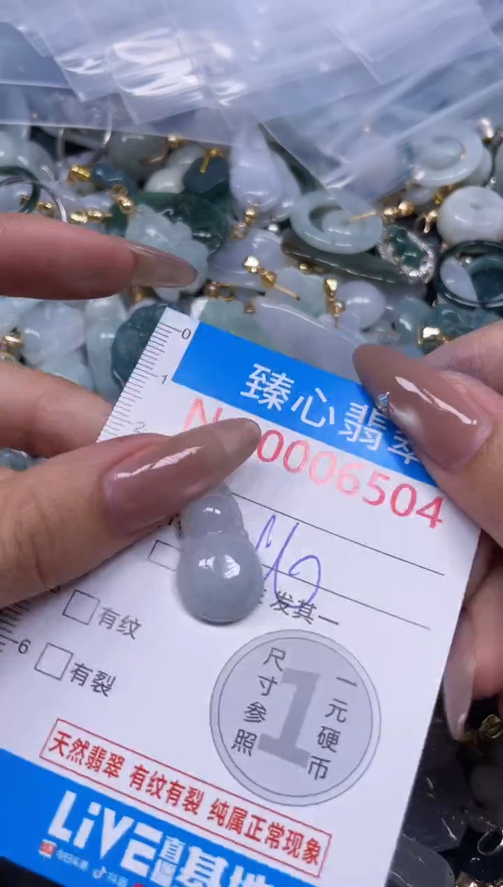 颈饰未镶嵌翡翠6504