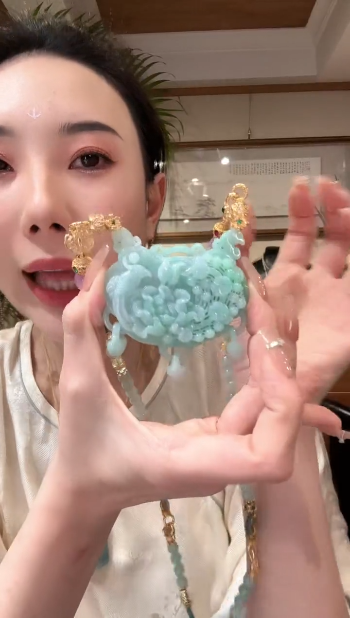 【闪购商品】翡翠颈饰未镶嵌国风