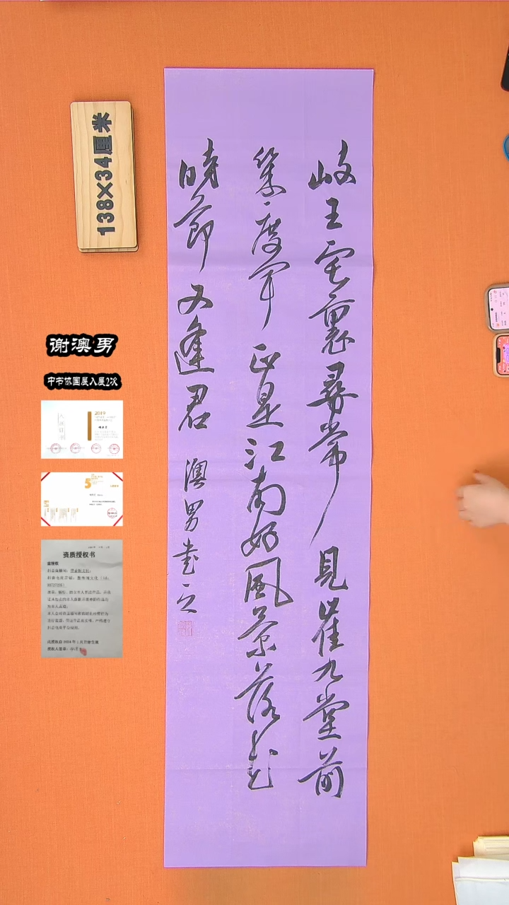 【闪购商品】书法28谢老师书法作品