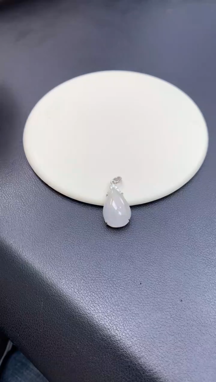 银S925镶嵌定制翡翠48小时鉴赏期 退货不扣服务费