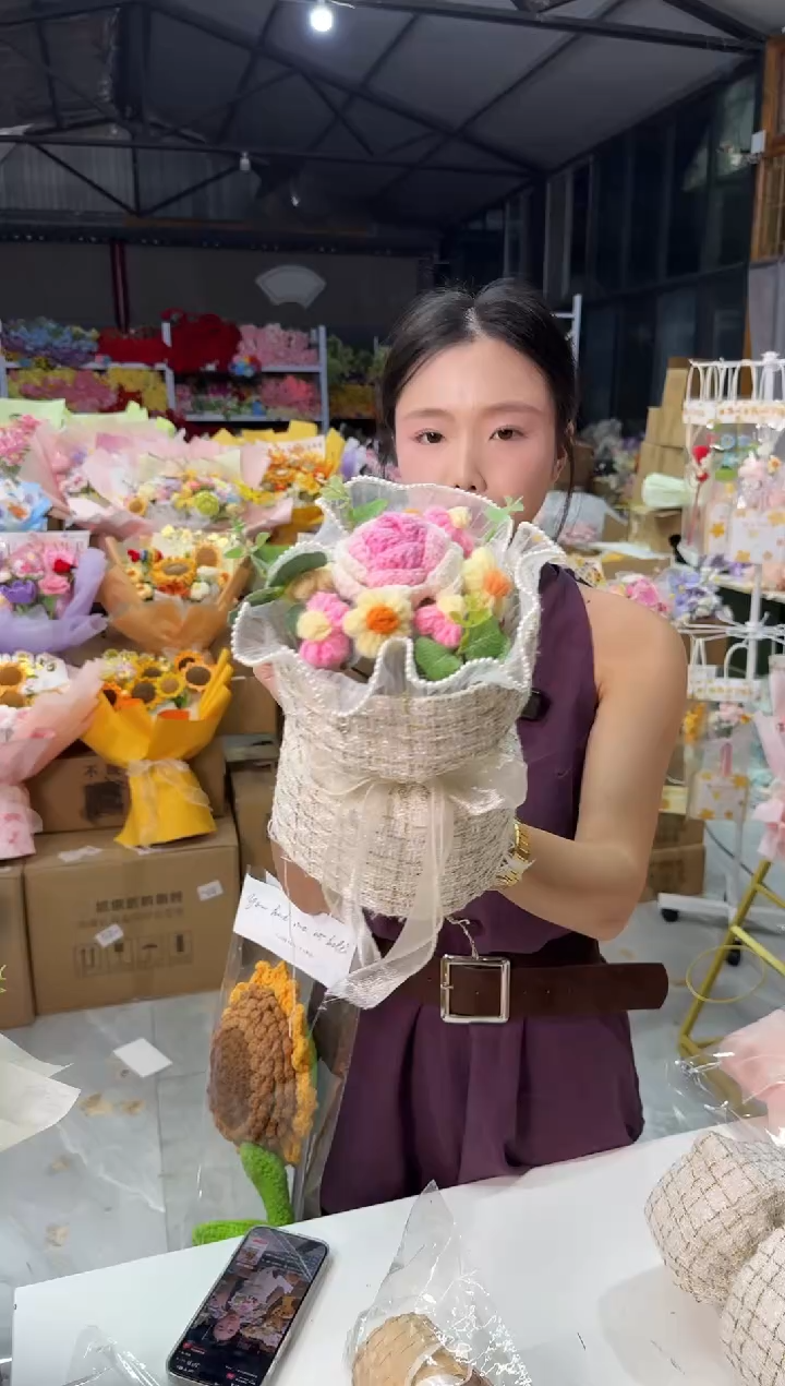教师节非遗定制花束，孤品清仓 ！！！ 粉玫瑰香风