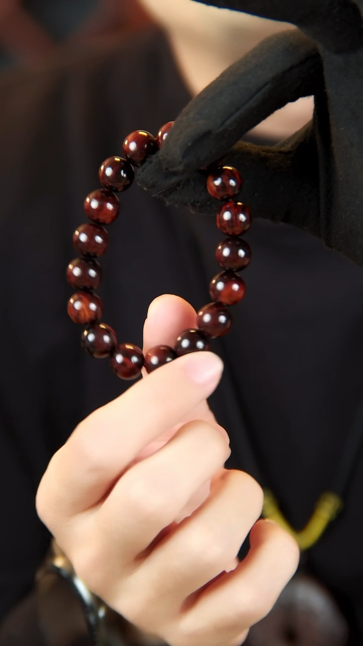 【闪购商品】降真香手串/手链海南红降土埋玉化料1.2手串