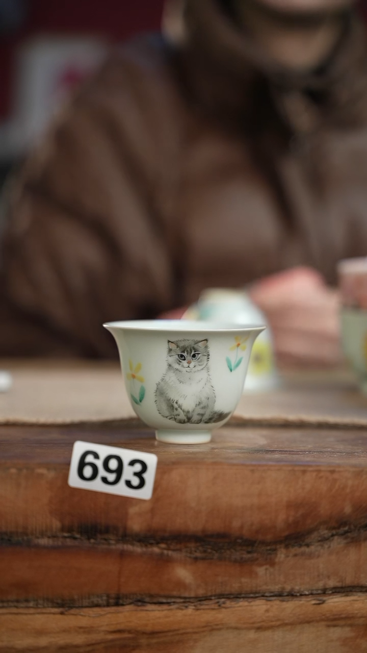 【闪购商品】杯等烟雨陶瓷手作693