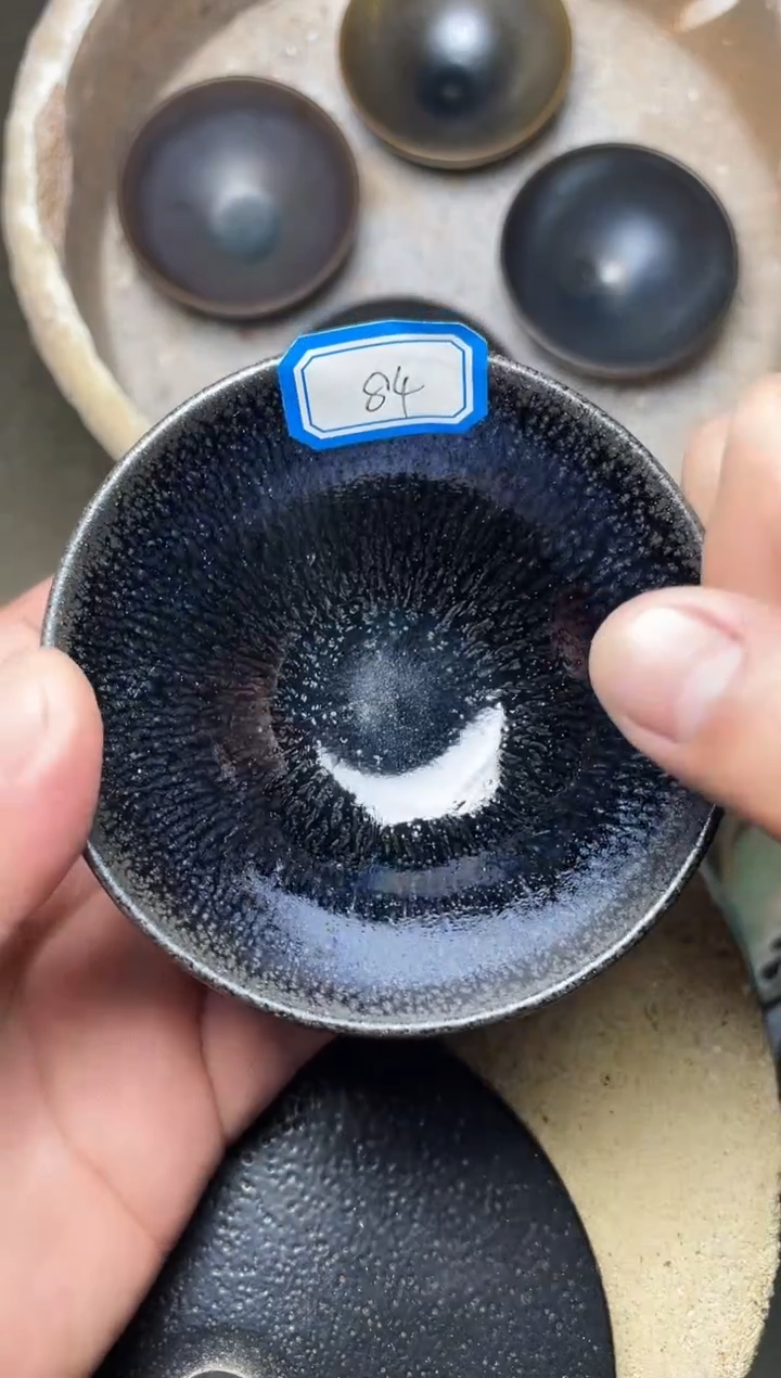 【闪购商品】茶盏叶紫建盏瓷器叶紫84