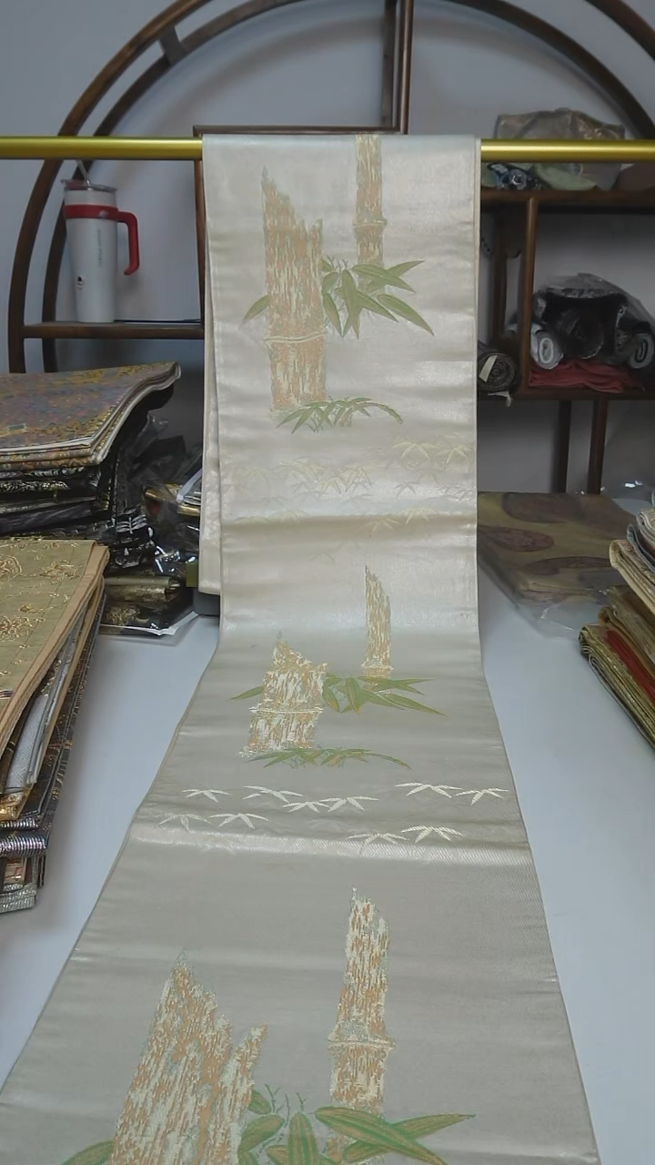 织绣28西阵织六通竹子