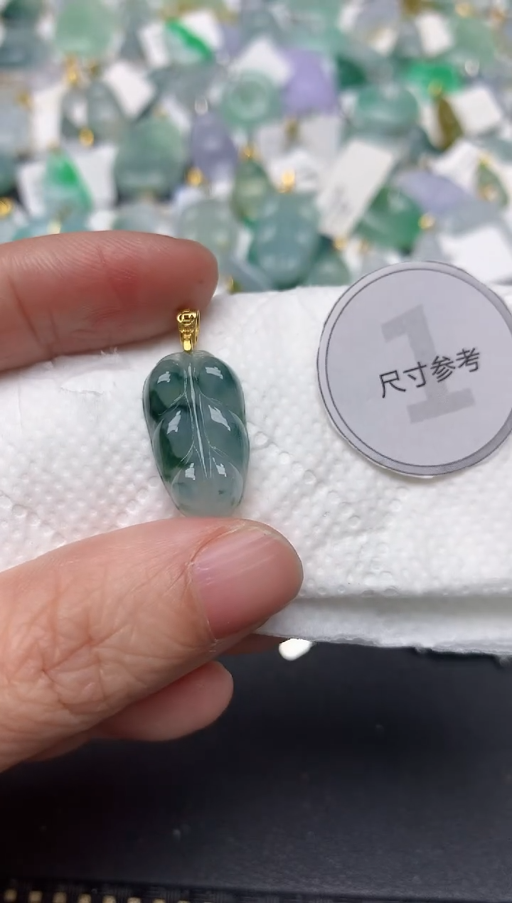 颈饰未镶嵌翡翠天然缅甸A货翡翠