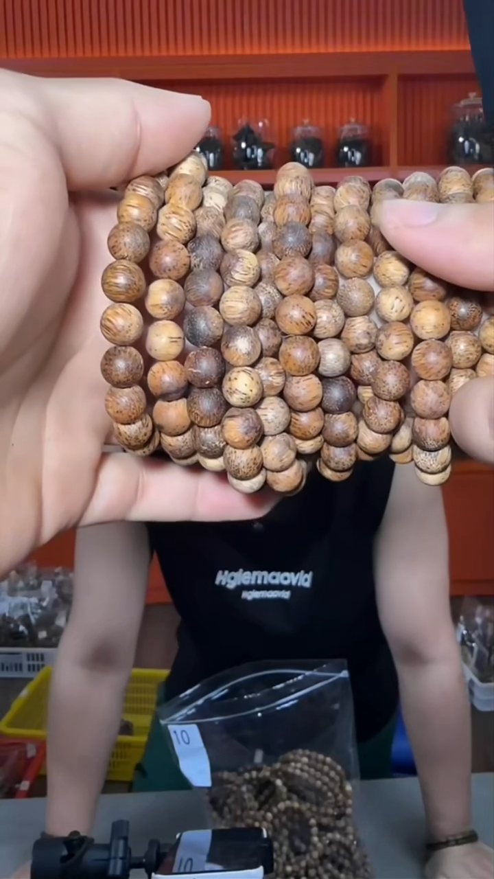 沉香手串54号单圈0.9多样性发一