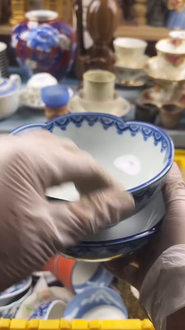 瓷片春***师英歌瓷器满28包邮