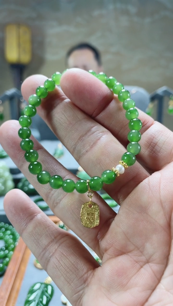 【闪购商品】和田玉手串未镶嵌6mm