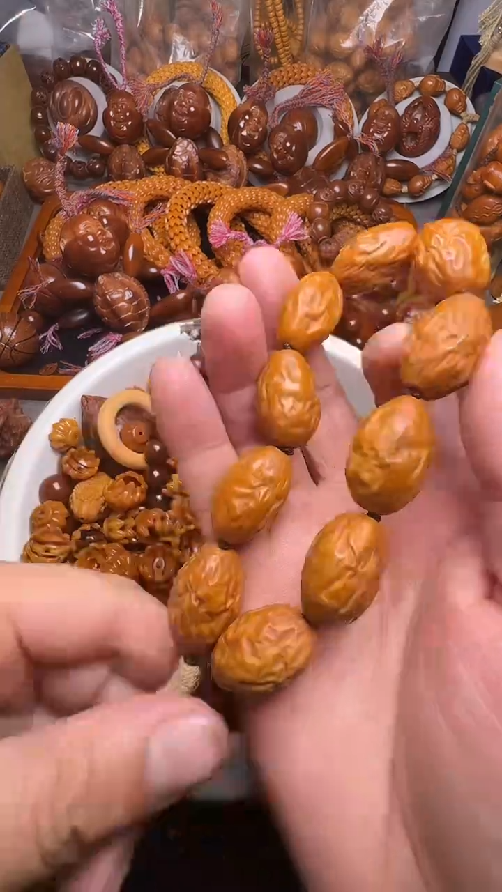 手串橄榄核大枣的