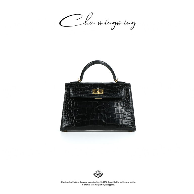 【CHUMINGMING】鳄鱼皮mini凯莉包SP25167