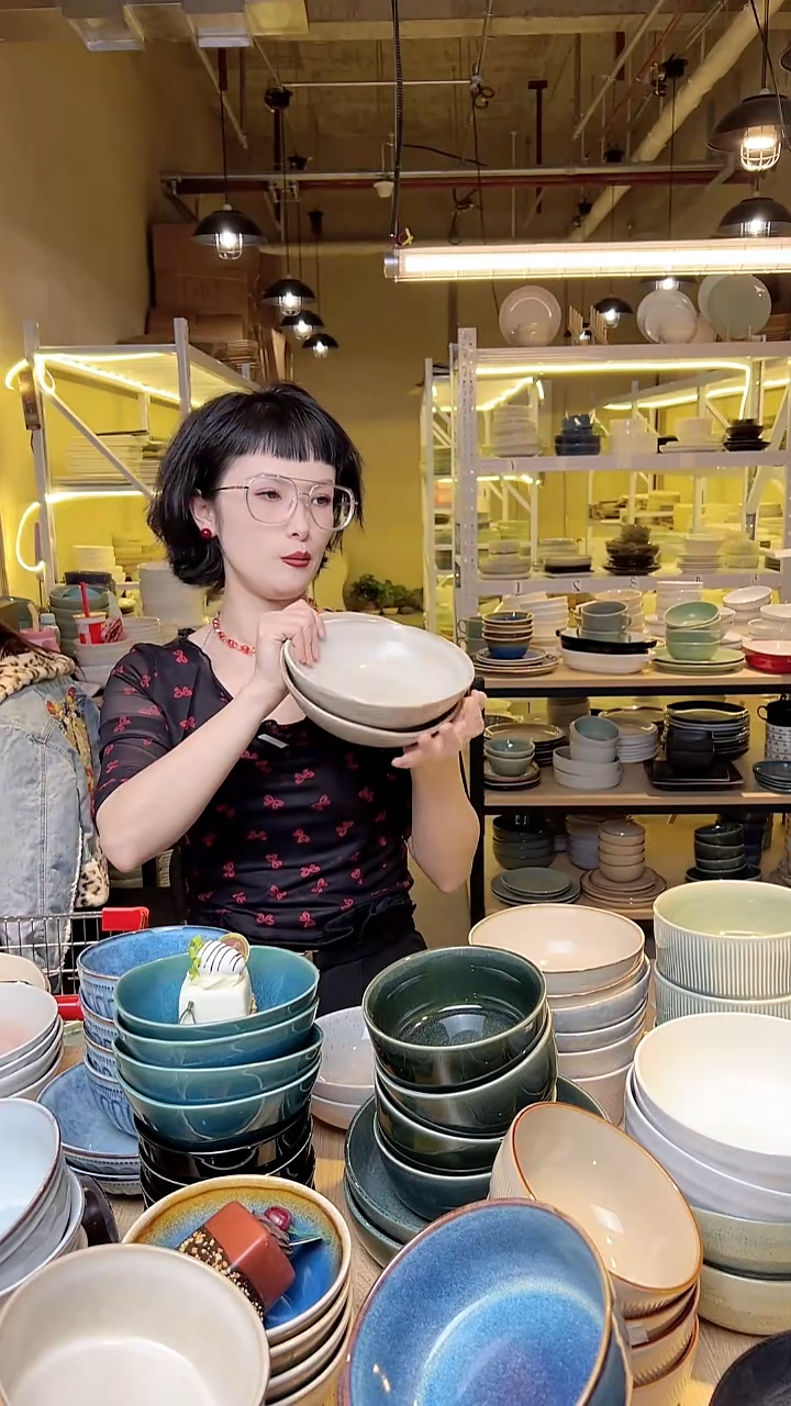 瓷133外贸尾货高温釉下彩陶瓷餐具默认微瑕