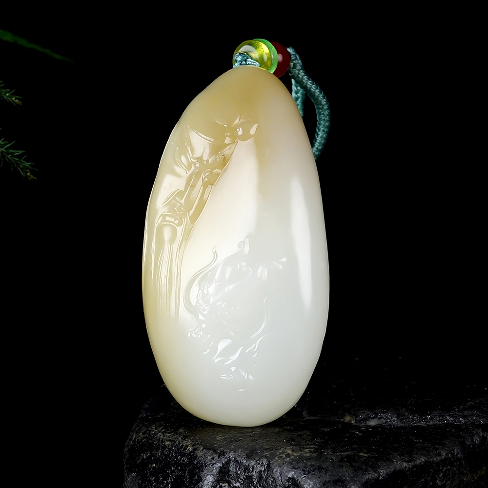 JF0767玉石珠宝精选和田玉吊坠