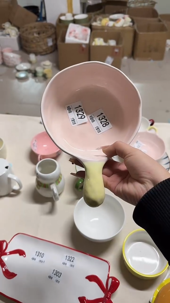 陶瓷手柄款微瑕四单包邮1329