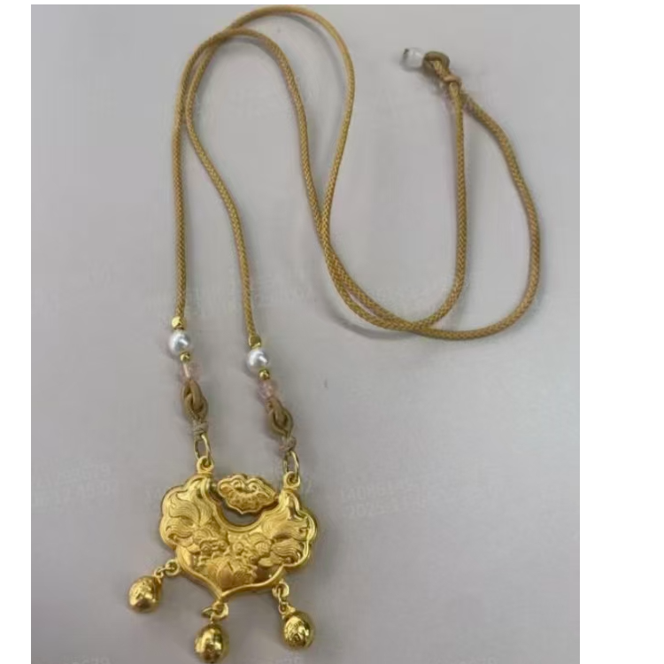 水贝 吊坠925银 S925银锦鲤铃铛锁包