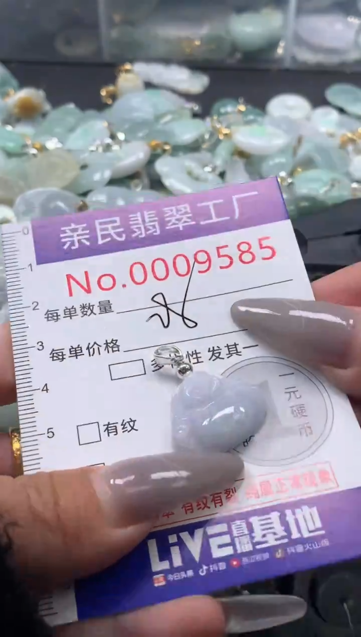 颈饰未镶嵌翡翠9585