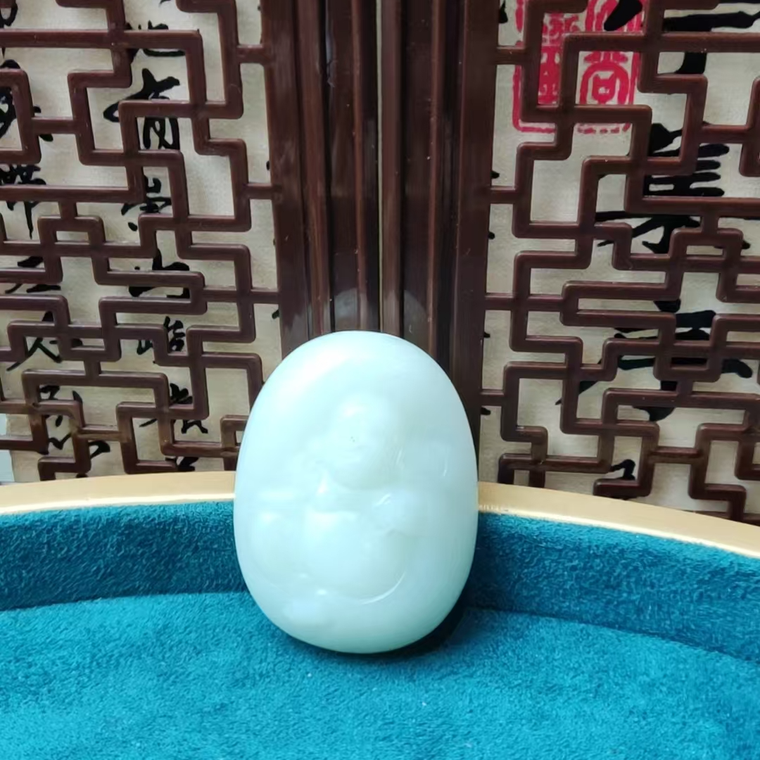 和田玉-------佛公吊坠