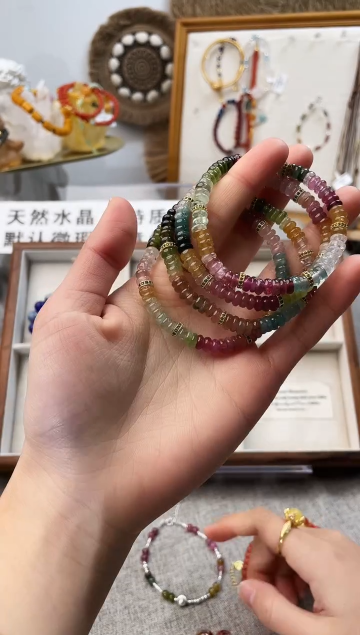 未镶嵌手串水晶简*之赑屃算盘珠（多样性发一）