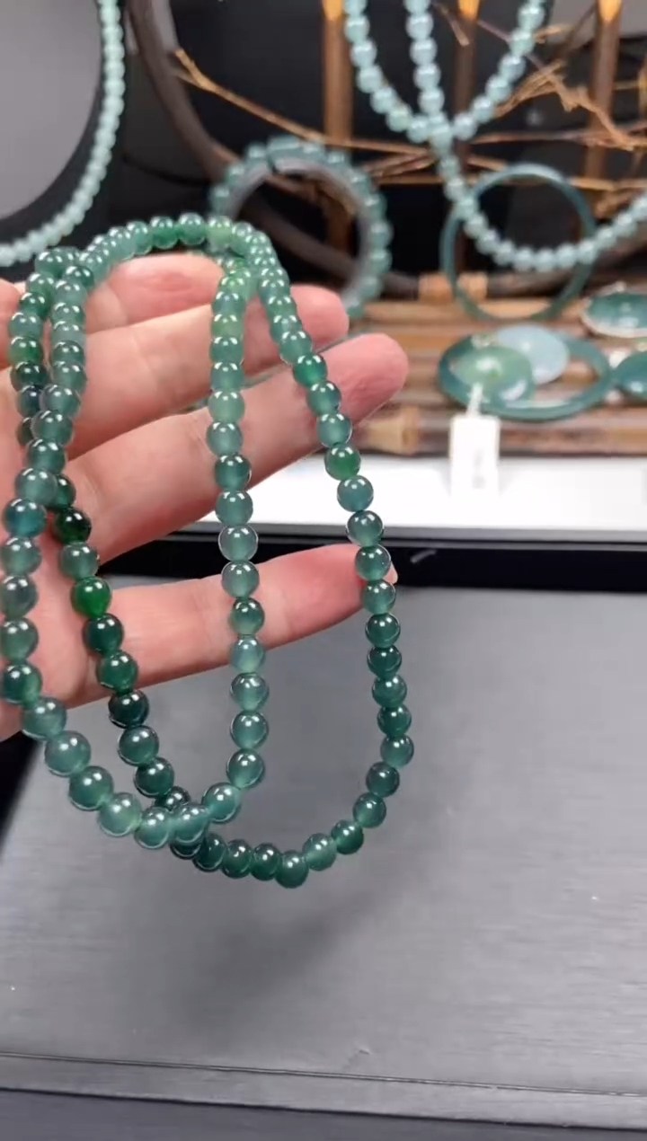 【闪购商品】翡翠项链未镶嵌多样性发货108颗卡6.2