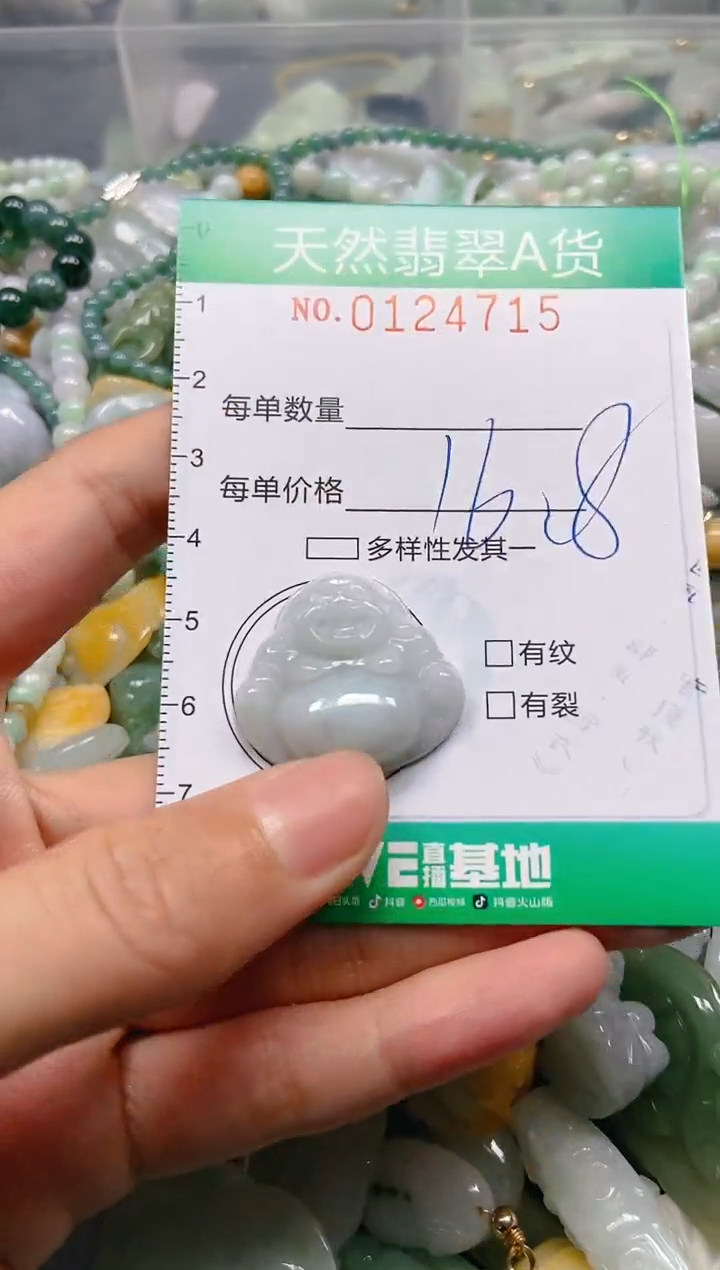 翡翠未镶嵌颈饰闪购0124715