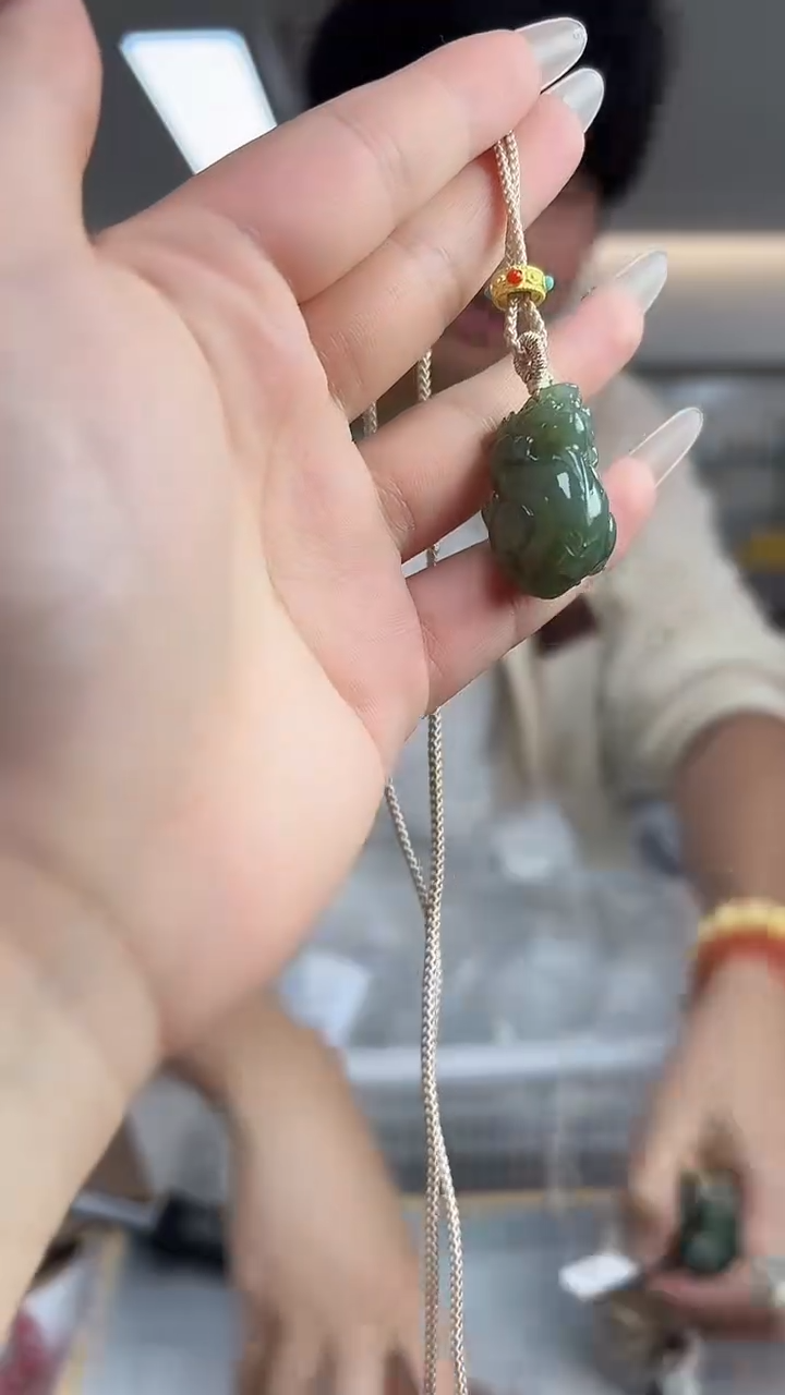 【闪购商品】和田玉貔貅未镶嵌吊坠-1473