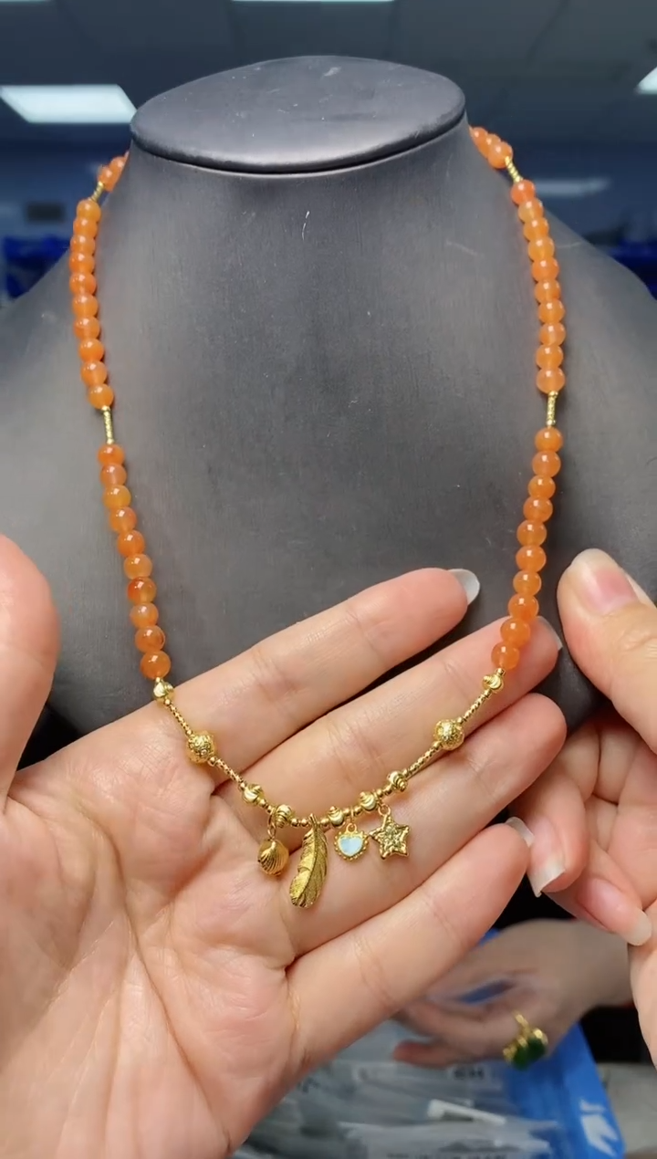 【闪购商品】南红玛瑙颈饰未镶嵌   CL7267