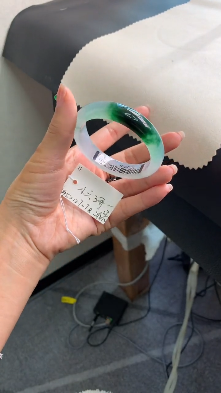 未镶嵌手镯翡翠非全款链接#11  圈口54 小六三开  可预约送货