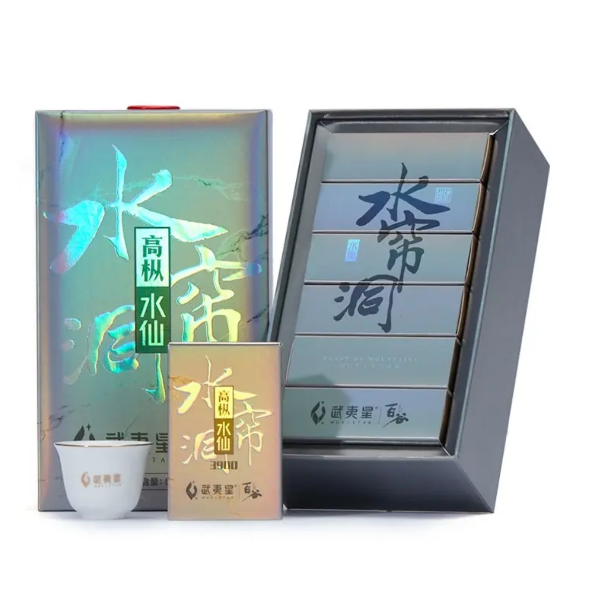 武夷星茶业银谷水帘洞高枞水仙礼盒装正宗浓香正岩核心山场武夷山