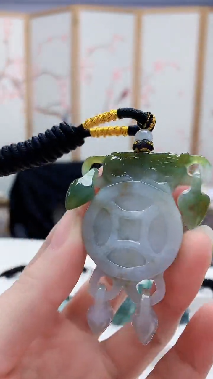 未镶嵌定制翡翠5060ry-毛货挂件10