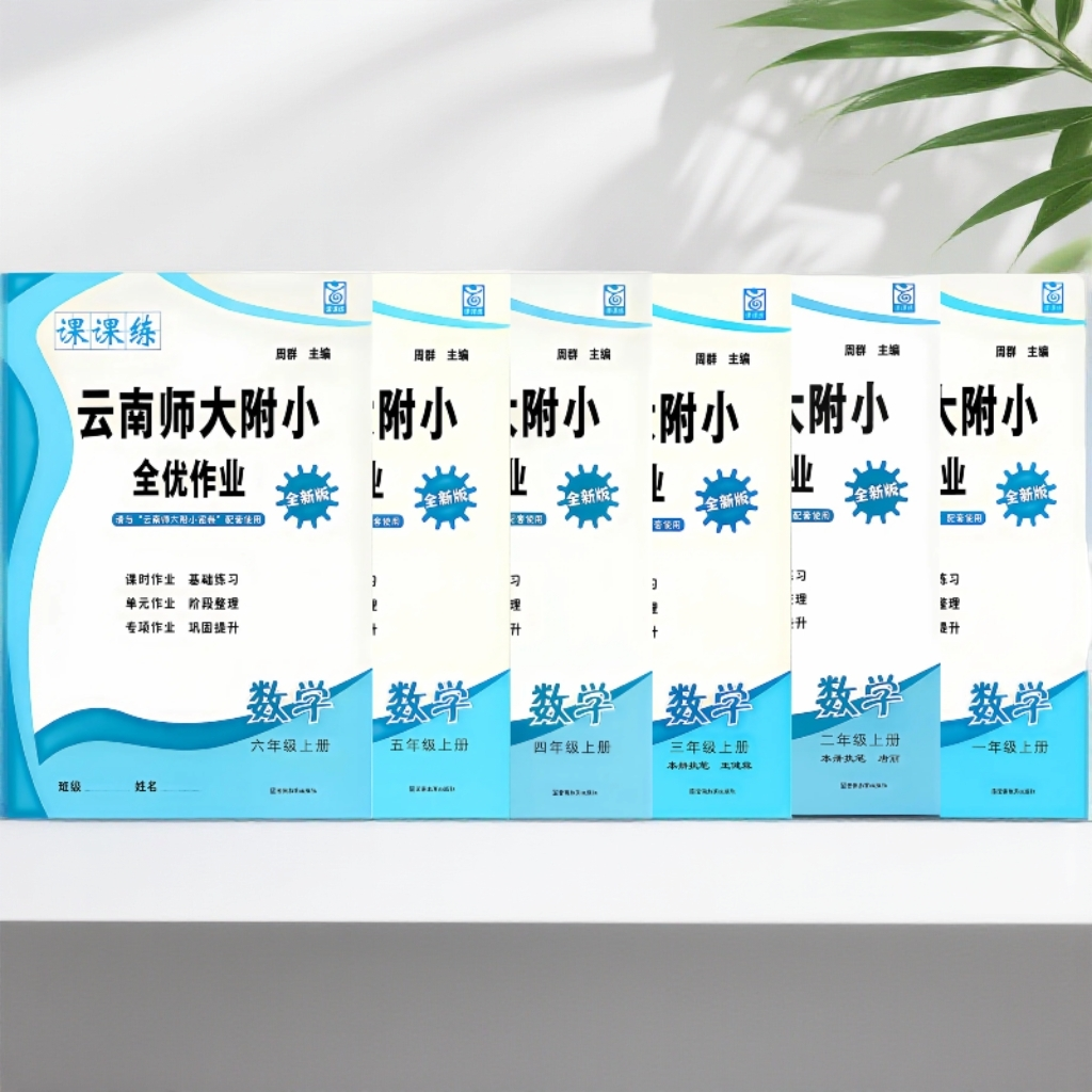 课课练 云南师大附小全优作业上册1-6年级 数学