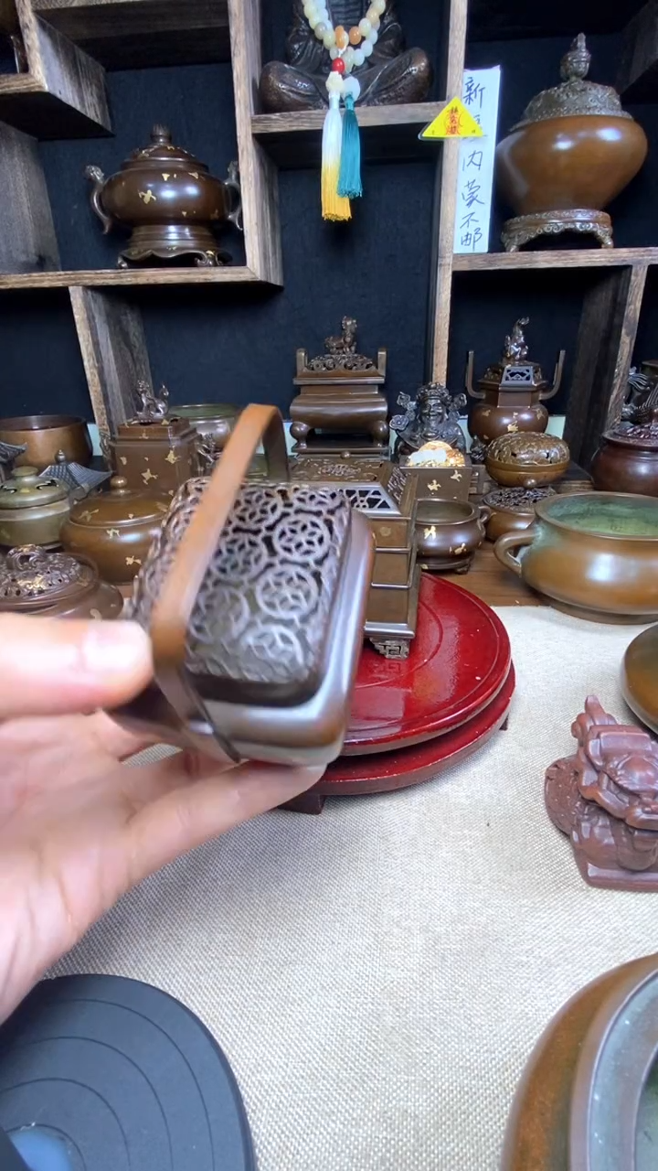 【闪购商品】纯铜 精品铜 摆件熏香炉/摆件/