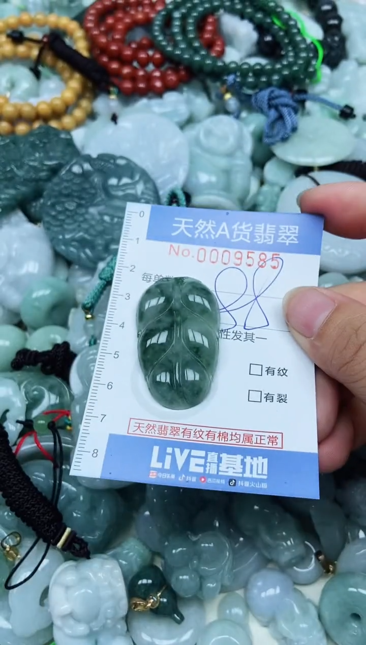 翡翠未镶嵌吊坠(不含链)翡翠